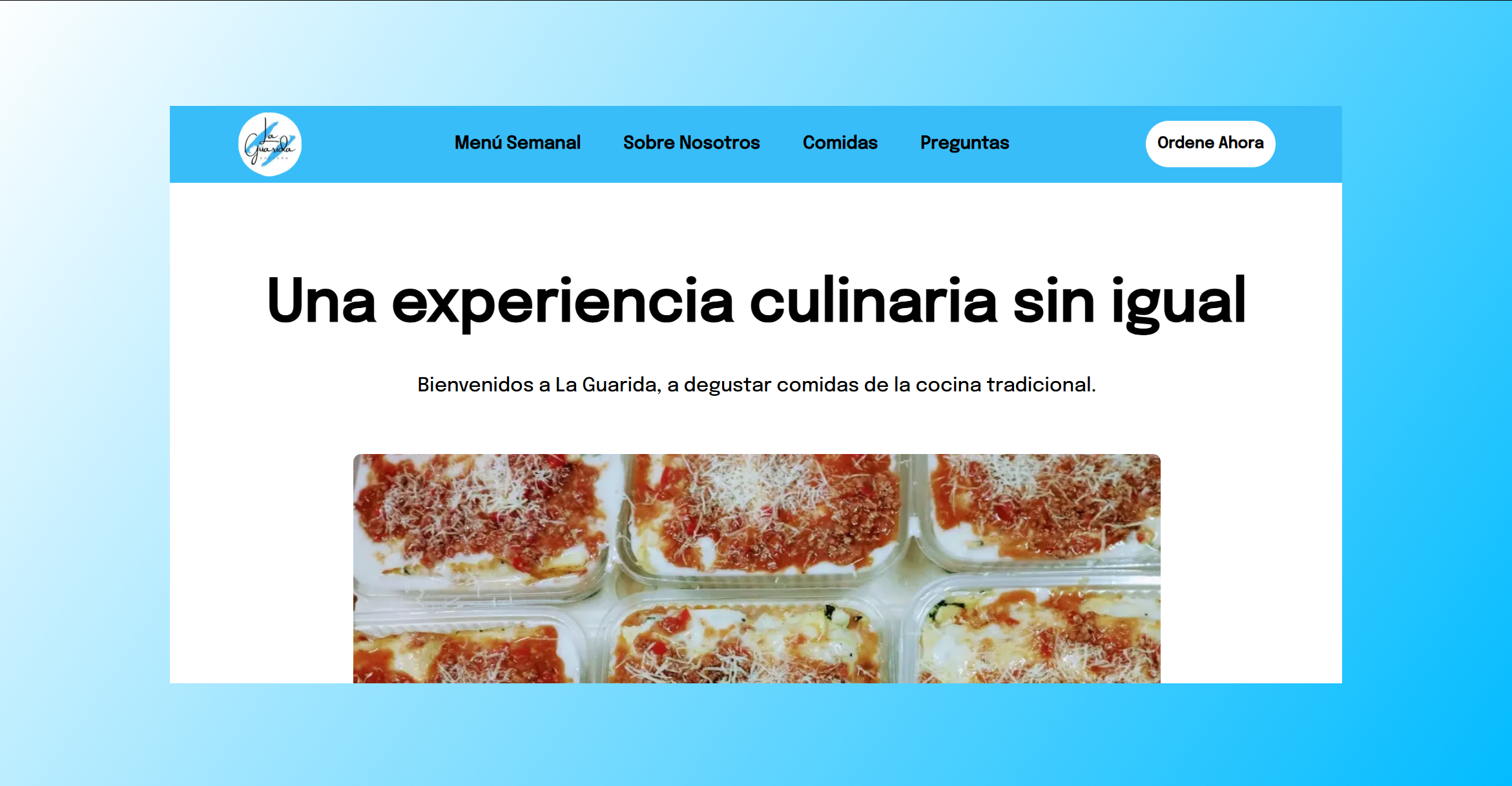 Screenshot of the project 