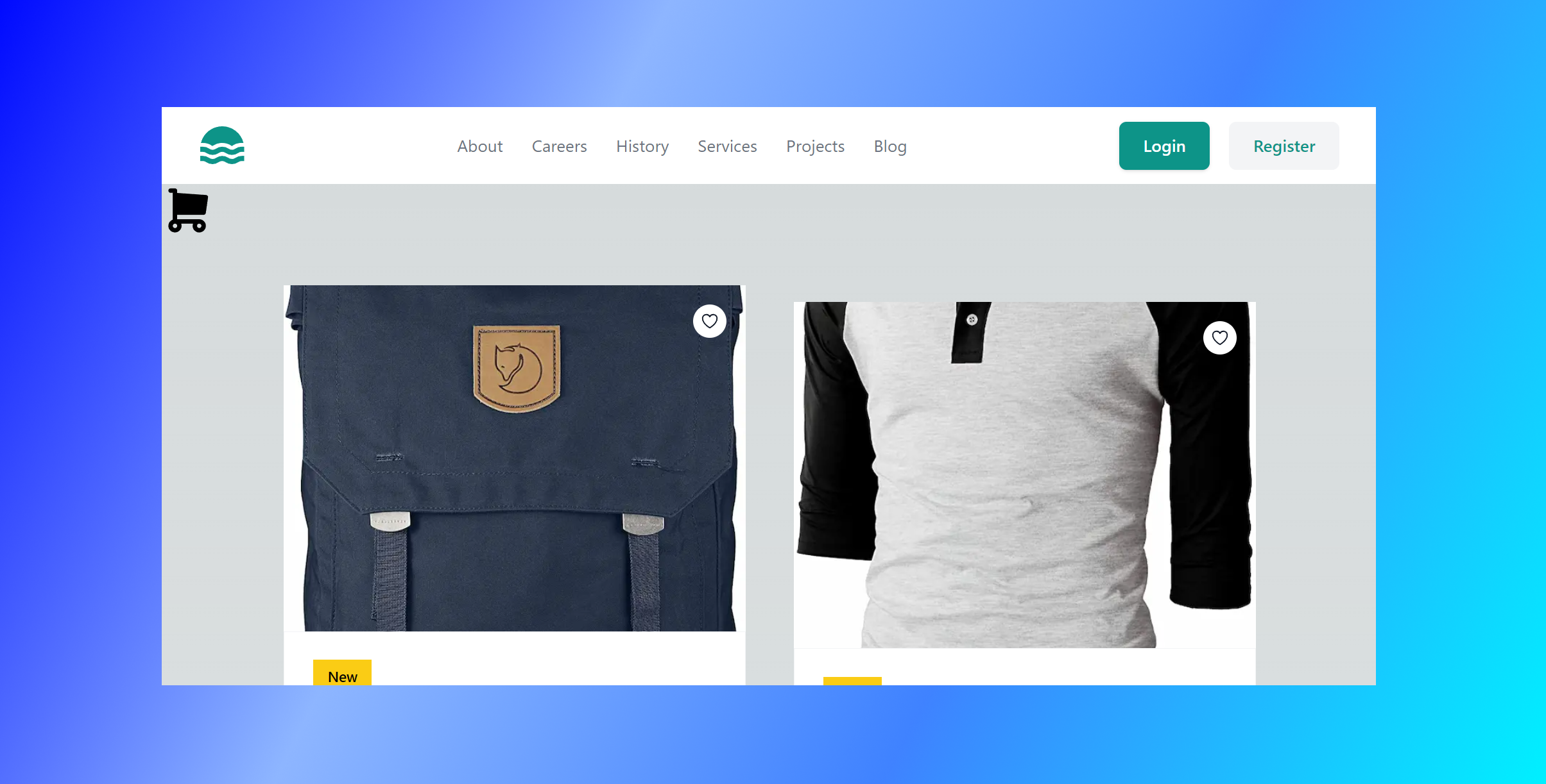 Screenshot of the project 